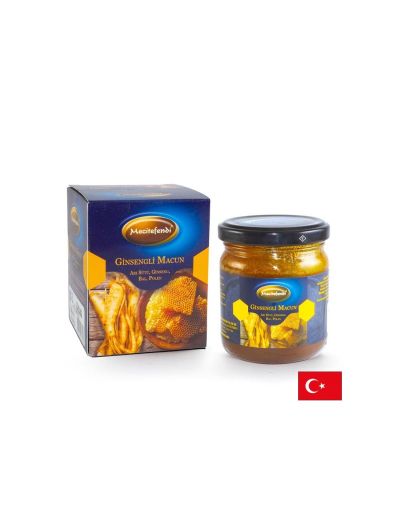 Паста с пчелно млечице, мед, пчелен прашец и женшен - Имунитет и енергия, 200 g