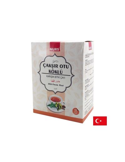 Смесен билков чай с корен от ферула - енергия и мъжка потентност, 42 филтърни пакетчета