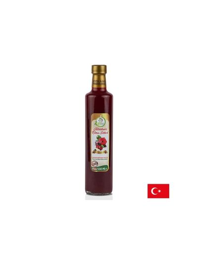 Натурален ябълков оцет с хибискус - Контрол на кръвното налягане и холестерола, 500 ml