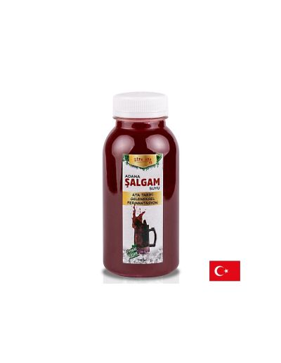 Ферментирал сок, богат на пробиотици (шалгам) - От ряпа, кисело зеле, лилав морков и лют червен пипер, 250 ml