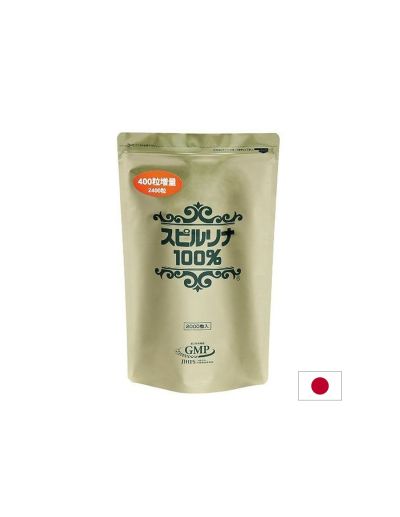 Японска Спирулина 100% – Детоксикация и имунитет, 2400 таблетки