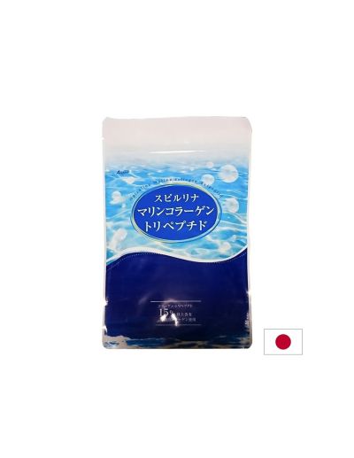 Японска Спирулина + Рибни пептиди и Витамин С - Подпомага ставите и кожата, 800 таблетки