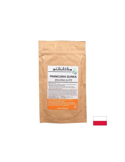 Френска зелена глина Илит, 100 g