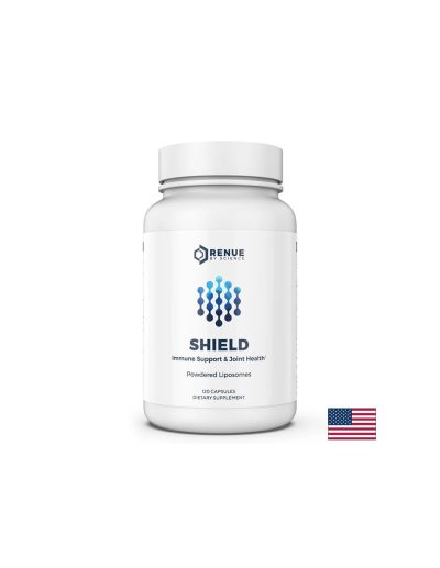 NAD+ защита – липозомна формула SHIELD - Грижа за имунната система и ставите, 120 капсули за 2 месеца прием