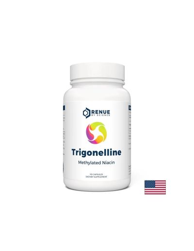 Тригонелин (метилиран ниацин) – NAD+ бустер - Клетъчно здраве, 90 капсули за 3 месеца прием