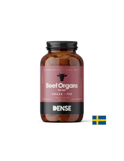 Черен дроб, бъбрек и сърце + калций - Женска енергия и хранителна подкрепа, 180 капсули