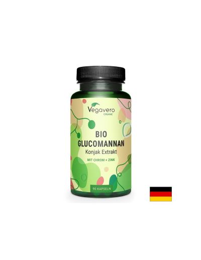 Глюкоманан/ картофена палма + хром и цинк - Отслабване и контрол на апетита, 90 капсули