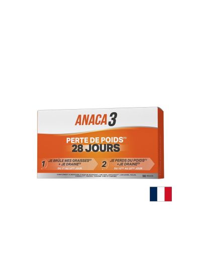 28-дневна програма за отслабване и срещу задържане на вода 3 в 1, 56 капсули