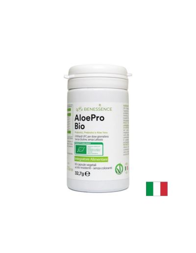 Aloe Pro Алое вера + пробиотици и пребиотици – за добро храносмилане, баланс и имунна защита, 60 капсули