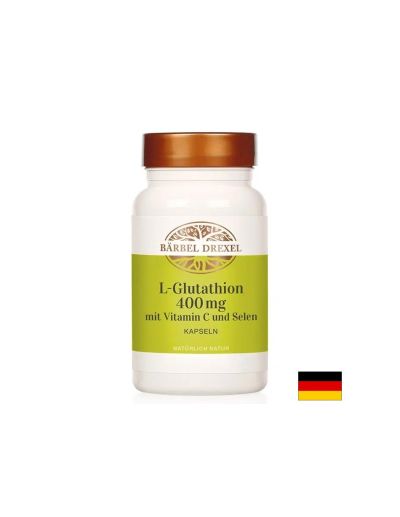 L-глутатион с витамин C и селен - За детокс и антиоксидантна защита, 60 капсули