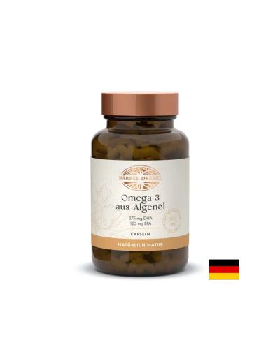 Омега-3 от водорасли (375 mg DHA/ 125 mg EPA) - За концентрация, зрение и здраво сърце, 500 mg х 30 капсули