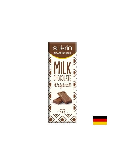 Млечен шоколад без захар – неустоим вкус с по-малко въглехидрати, 40 g