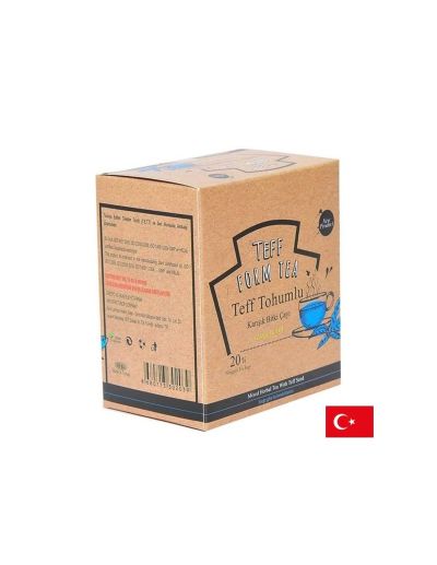 Билков чай със семена от теф – За метаболитен баланс и контрол на апетита, 20 филтърни пакетчета