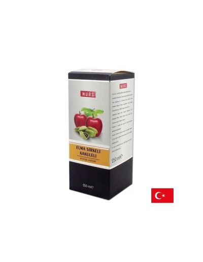 Билкова смес от ябълков оцет и кардамон – За добро храносмилане и контрол на апетита, 250 ml