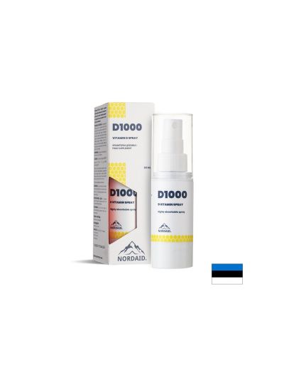Витамин D3 1000 IU – Имунитет, здрави кости и мускули, орален спрей, 200 дози