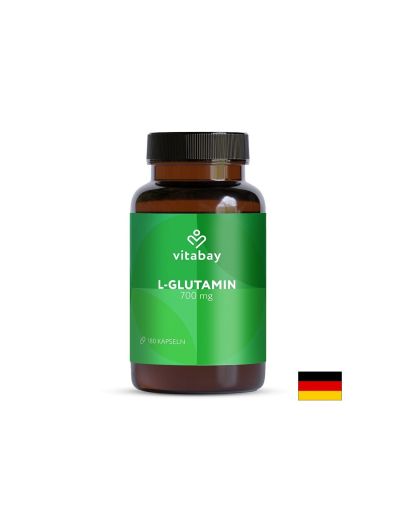 L-Глутамин – Възстановяване, имунитет и чревен комфорт, 700 mg, 180 капсули
