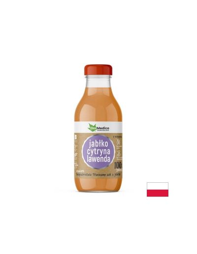 Ябълка + Лимон + Лавандула – Успокоява и подкрепя имунитета, сок 300 ml