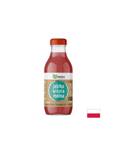 Ябълка + Вишна + Маточина – Срещу стрес и отпадналост, сок 300 ml