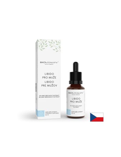 Билкова формула за либидо – Енергия и потентност за мъже, тинктура без алкохол 25 ml