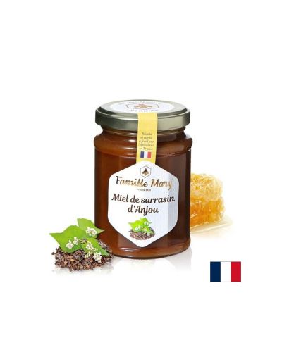 Пчелен мед от цвят на елда – Интензивен вкус от Анжу, 230 g