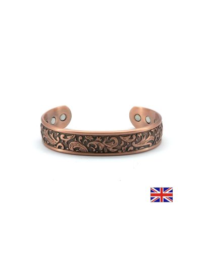 Магнитна гривна Релефен лист – Спокойствие и природен баланс, размер M, 1 бр.