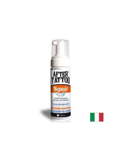 Почистваща мус-пяна за нова татуировка – С алое и пантенол, After Tattoo Repair, 100 ml