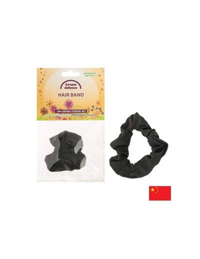 Репелентен ластик за коса – Натурална защита от комари с розмарин и мента