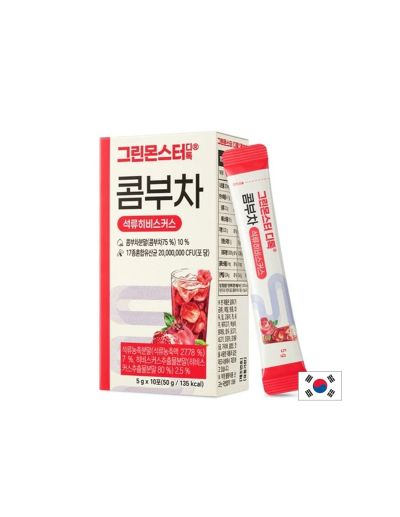 Комбуча с нар и хибискус – Детокс и свежа хидратация, 10 сашета