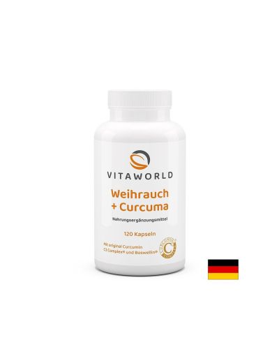 Куркума + Босвелия + MSM – За подвижност и комфорт в ставите, 120 капсули