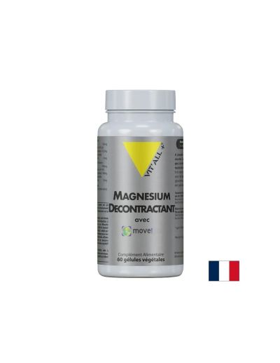 Магнезий (бисглицинат) + Лимонова вербена + ГАБА – За нервната система, 60 капсули