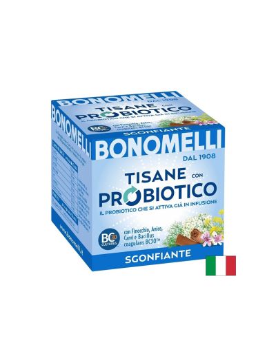 Билков чай (резене, анасон, лайка) с пробиотик – При подут корем и газове, 10 пакетчета