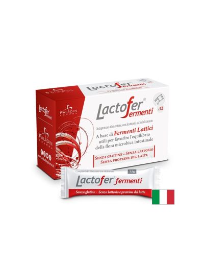 Пробиотик Lactofer® (Лактофер) - Облекчение при запек, подуване и тежест, 5 милиарда живи култури, 12 сашета
