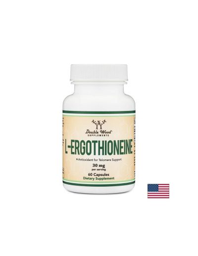 L-Ерготионеин – клетъчно здраве и антиейджинг - Антиоксидант за защита на теломерите, 30 mg, 60 капсули за 2 месеца прием