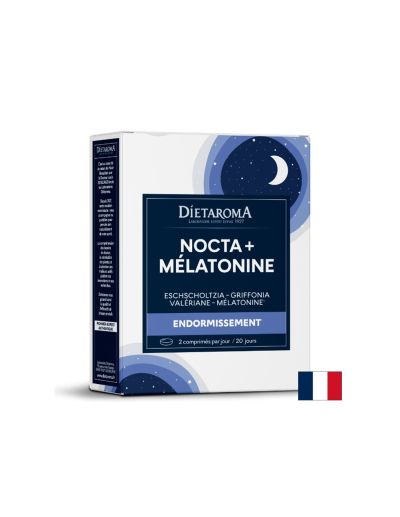 Мелатонин + 5-HTP + Валериана – За по-бързо заспиване и спокоен сън, 40 таблетки