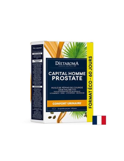 Тиквено масло + Сао Палмето + Ликопен – За здрава простата, 120 капсули