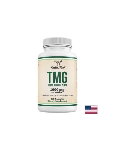Триметил глицин (TMG) – Сърдечно-съдово здраве и баланс на хомоцистеина, 500 mg, 180 капсули