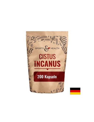 Цистус инканус 430 mg – Имунна защита и антиоксидантна подкрепа, 180 капсули