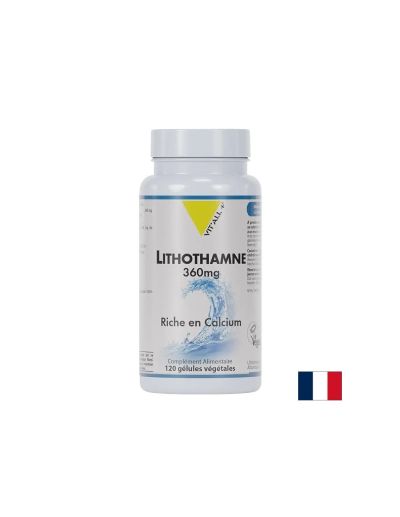 Литотамниум (червени водорасли, богати на калций) – За кости и зъби, 2160 mg, 120 веган капсули