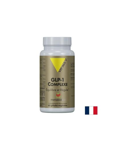 GLP-1 Комплекс + Берберин 200 mg и Хром 250 μg – Контрол на апетита и кръвната захар, 60 веган капсули