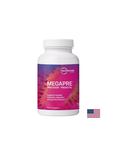 Пребиотична фибро-смес – Баланс на микробиома и имунна подкрепа, MegaPre™ Precision™, 4 g, 180 капсули