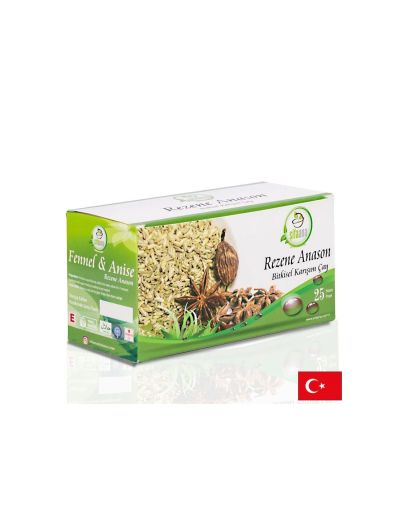 Билков чай с копър и анасон – При подут корем, газове и тежест, 25 пакетчета