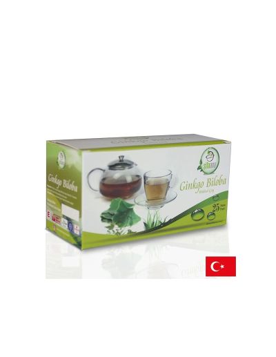 Билков чай Гинко билоба – Памет, концентрация и кръвообращение, 25 пакетчета