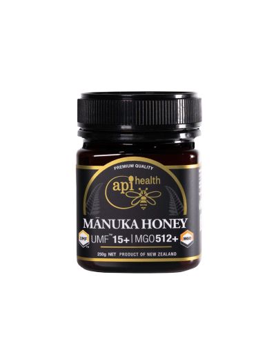 Пчелен мед Манука UMF™ 15+ / MGO 512 – Силен имунитет и подкрепа за гърлото и стомаха, 250 g