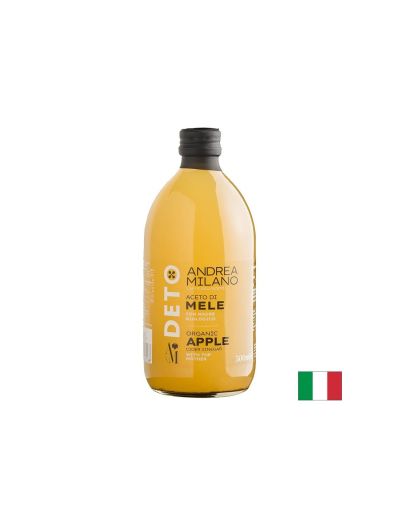 Нефилтриран ябълков оцет с био мед – Храносмилане и естествен детокс, 500 ml