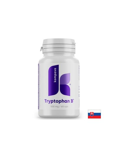 L-триптофан 490 mg + витамини B6 и B3 – Спокоен сън и емоционален баланс, 60 дневни дози, 60 капсули