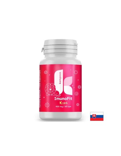 ImunoFit Kids – Лактоферин, Л-лизин и Витамин B6 за силна имунна защита при децата, 30 дневни дози, 60 капсули