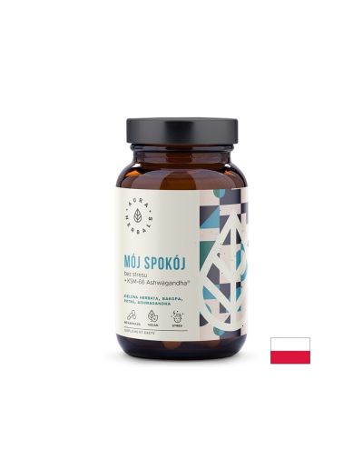 Ашваганда KSM-66 + Зелен чай + Бакопа – Спокойна нервна система и устойчивост на стрес, 60 капсули
