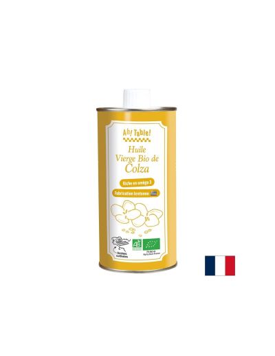Рапично масло БИО (студено пресовано) – За салати и студени ястия, 500 ml