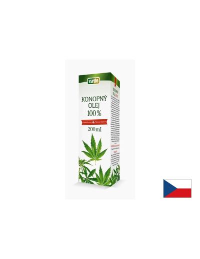 Конопено масло + Витамин E – Здрави стави, еластична кожа и хормонален баланс, 200 ml