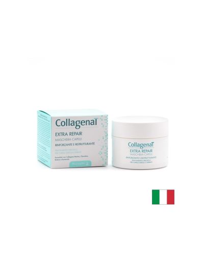 Маска за коса с колаген, кератин и биотин – За суха и увредена коса, CollagenaT, 200 ml